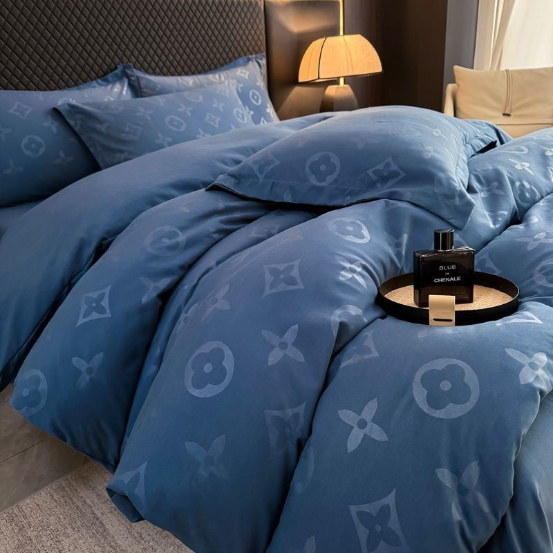 Luxury Fashion Soft Cotton Duvet Cover Bedding Set