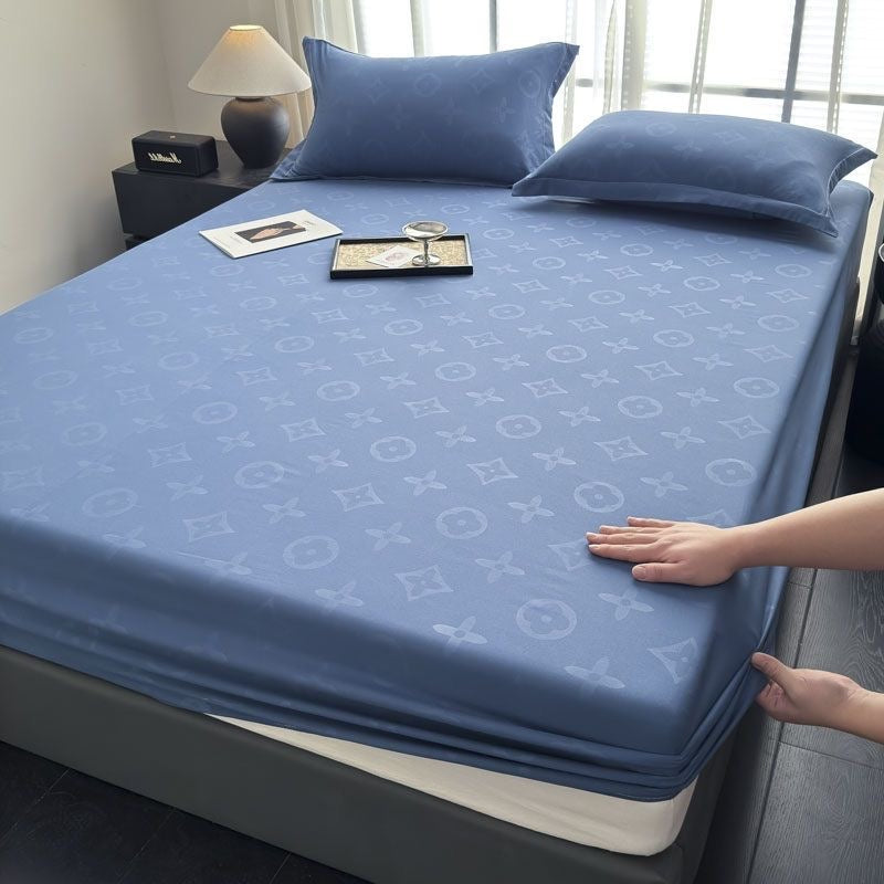 Classic Fashion Soft Cotton Fitted Bed Cover Sheet Set