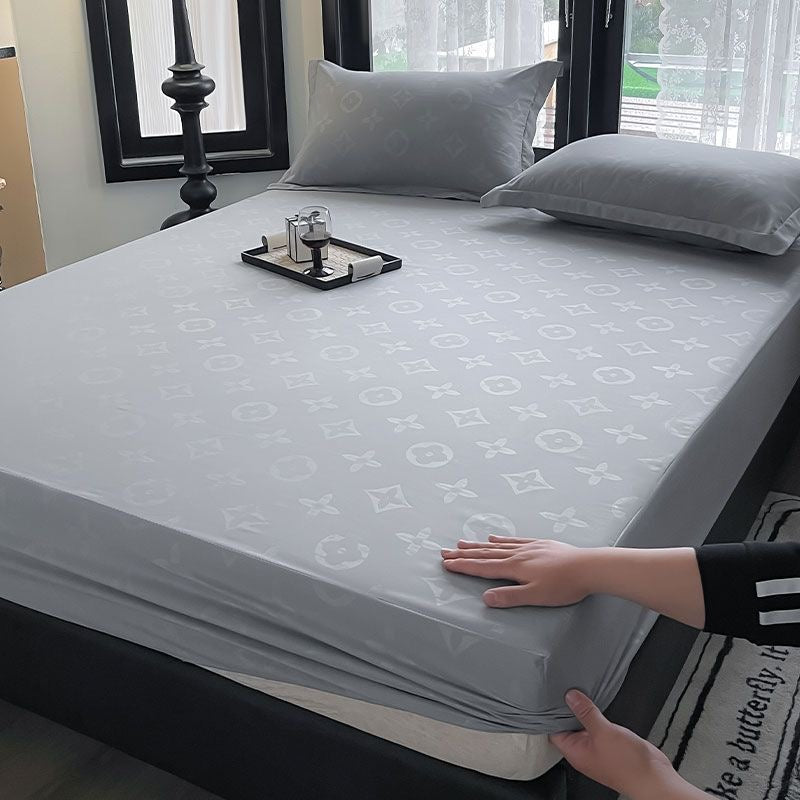 Classic Fashion Soft Cotton Fitted Bed Cover Sheet Set