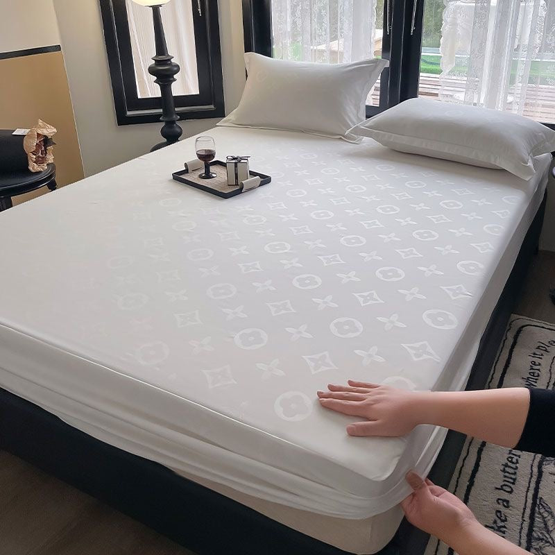 Classic Fashion Soft Cotton Fitted Bed Cover Sheet Set