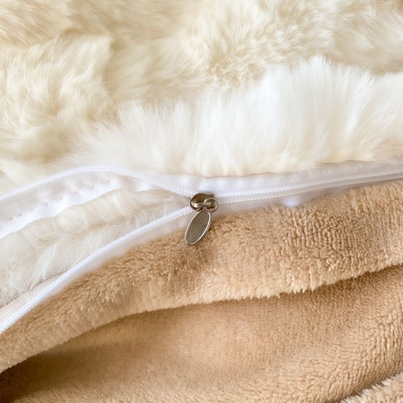 Classic Luxury Ultra Soft Faux Fur Cozy Comforter Bedding Set