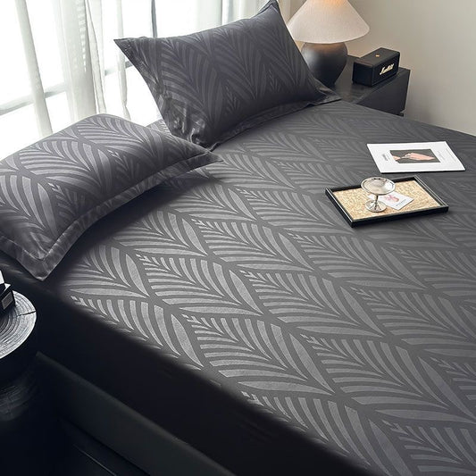 Classic Modern Soft Cotton Fitted Bed Sheet Set
