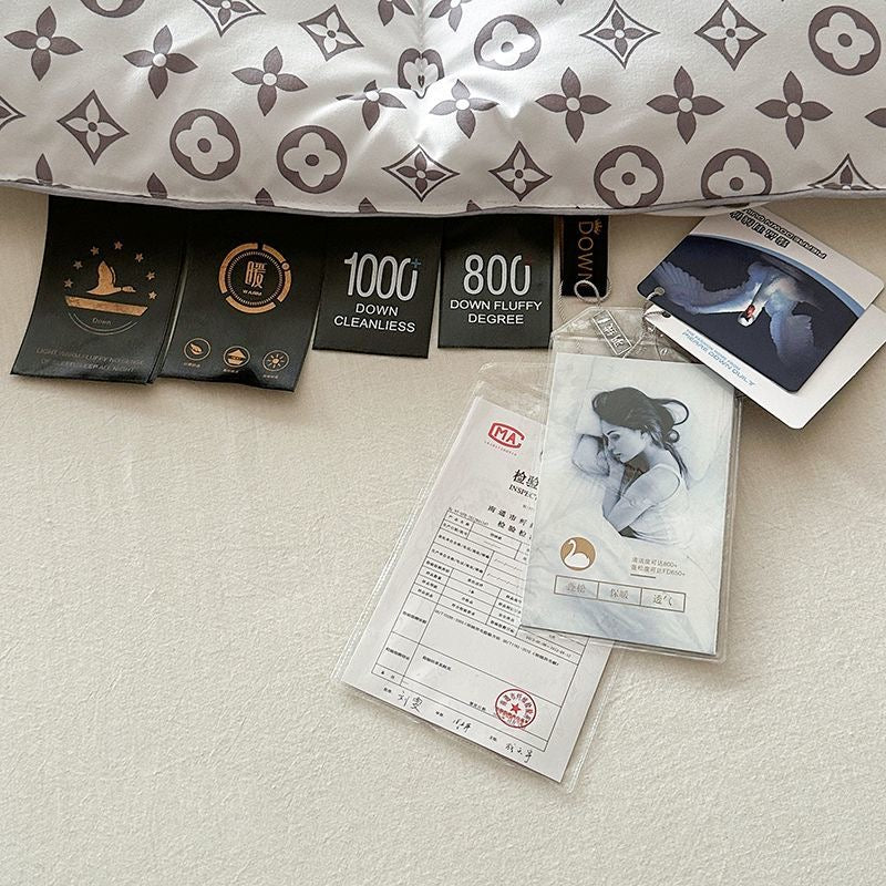 Luxury Fashion All Seasons Goose Down Comforter 800 Fill Power Duvet Insert
