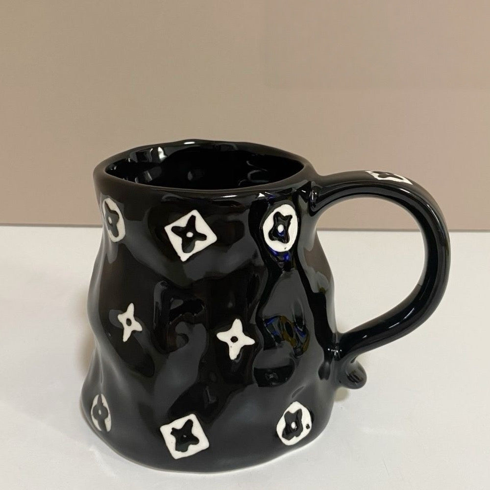 Unique INS Fashion Handmade Painted Ceramic Mug Coffee & Tea Cup