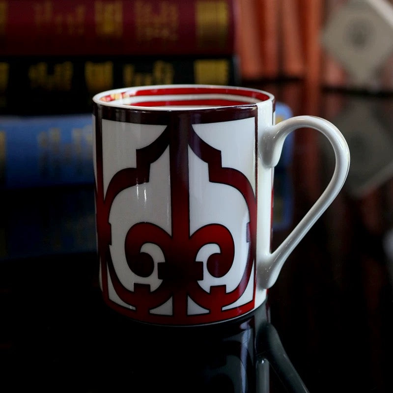 Luxury Fashion Premium Fine Porcelain with Elegant Gold-Plated Finish Coffee & Tea Mug